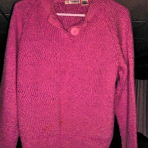 LIZ THOMAS PINK KNIT TOP